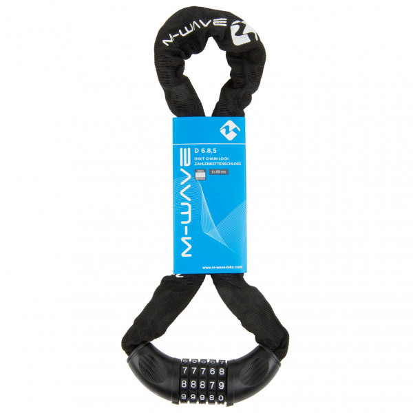 M-Wave - Zahlen-Kettenschloss D 6.8,5 - Candado para bicicleta