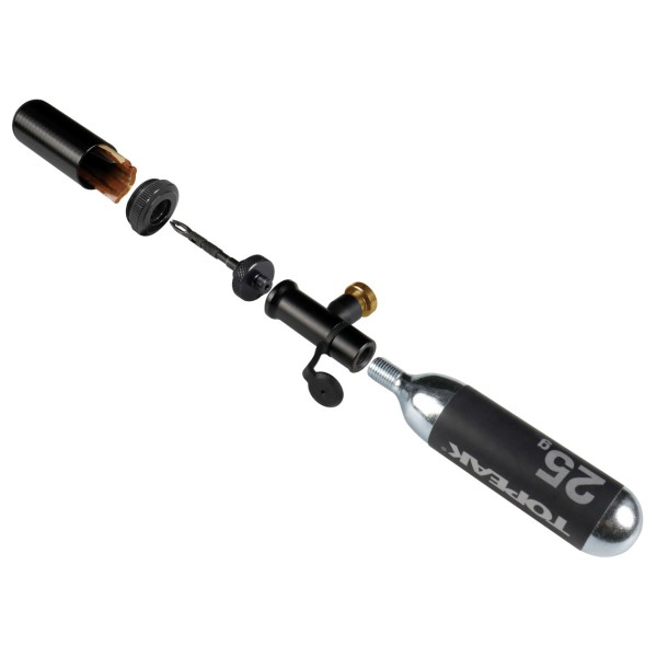 Topeak - Tubi Master X with 25g CO2 Cartridge - Pompa a CO2