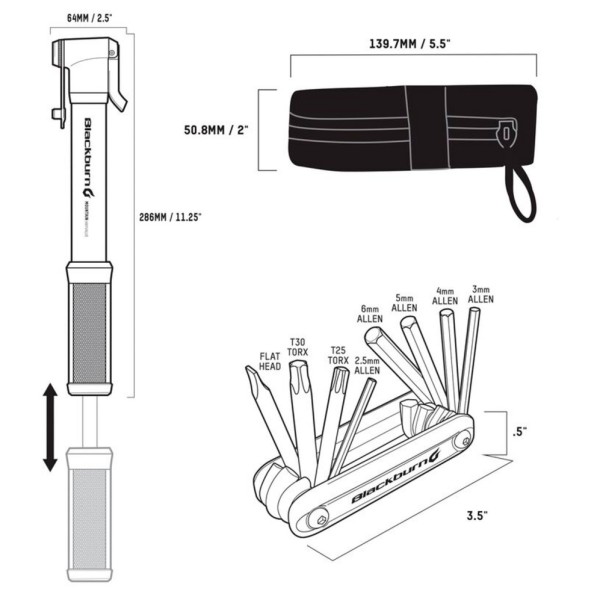 Blackburn - Local Ride Kit - Alforja para bicicleta