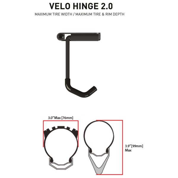 Feedback Sports - Velo Hinge 2.0 Bike Mount - Soportes para bicicletas