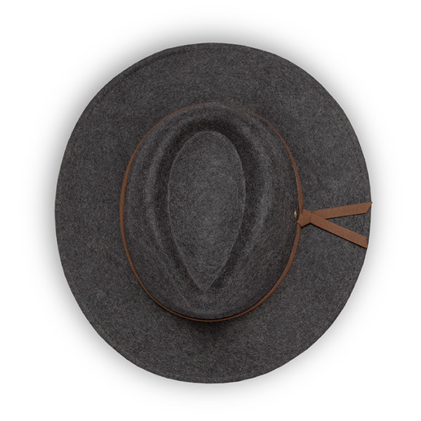 Chapeau Cowboy Homme Western Denim - Style Jazz Britannique Grand Bord Laine Automne Hiver - Look Tendance Et Élégant