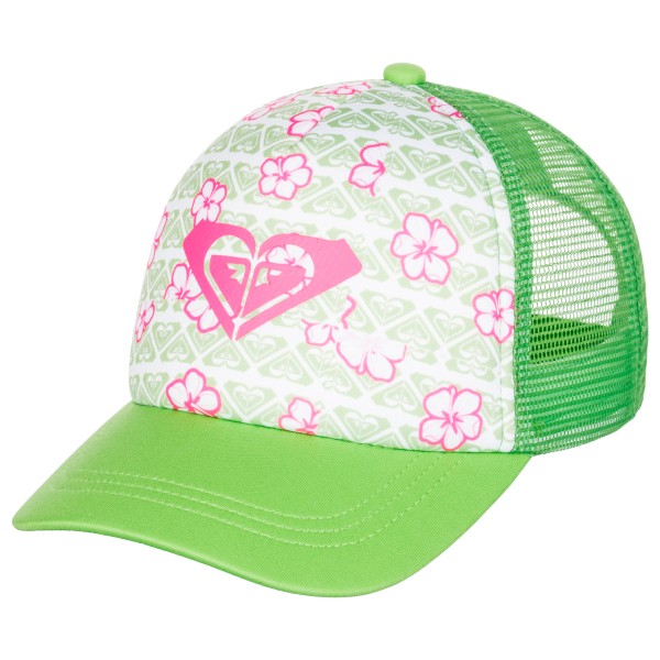 Casquette Trucker Roxy Sweet Emotions Pour Fille - Taille Unique Réglable, Rose, Dos En Maille