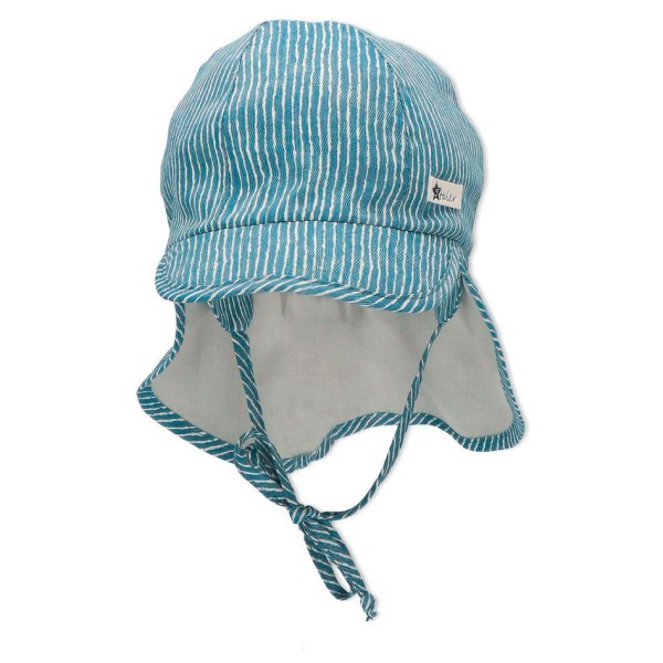 Sterntaler - Kid's Peaked Cap with Neck Protection Cotton - Gorra