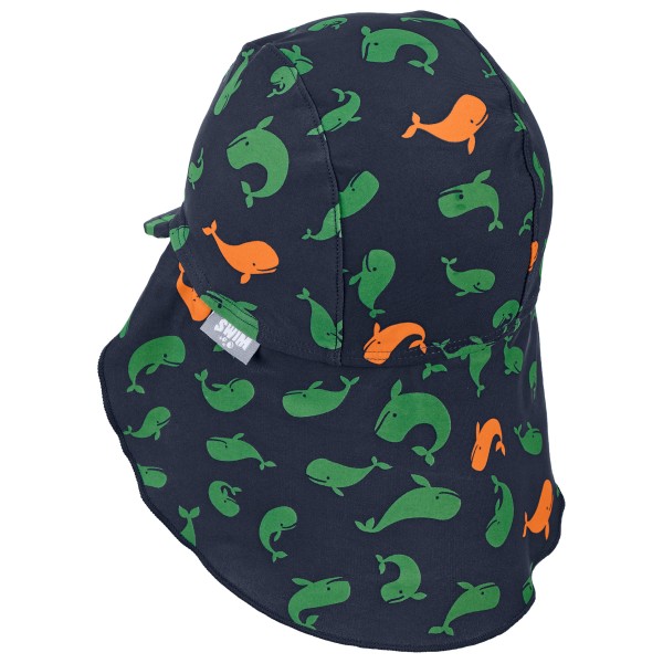 Sterntaler - Kid's Schirmmütze mit Nackenschutz Wal - Pet
