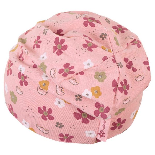 Sterntaler - Kid's Slouch Beanie Flowers - Gorro