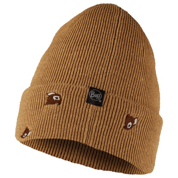 Buff - Kid's Knitted Beanie Otty - Hue