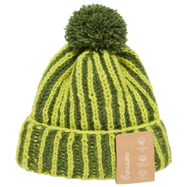 Tranquillo - Women's Patterned Wool Beanie - Hue