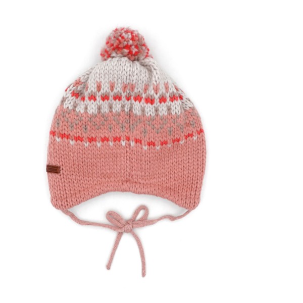 maximo - Baby Hat Sewn Out with Pompom - Hue