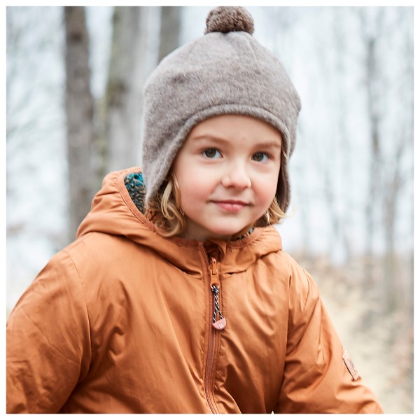 maximo - Kid's Mini Beanie Fleece Earflaps and Pompom - Gorro