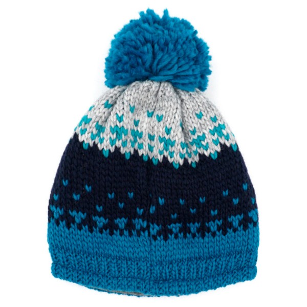 maximo - Mini Hat Mixed Colour with Pompom and Lining - Berretto