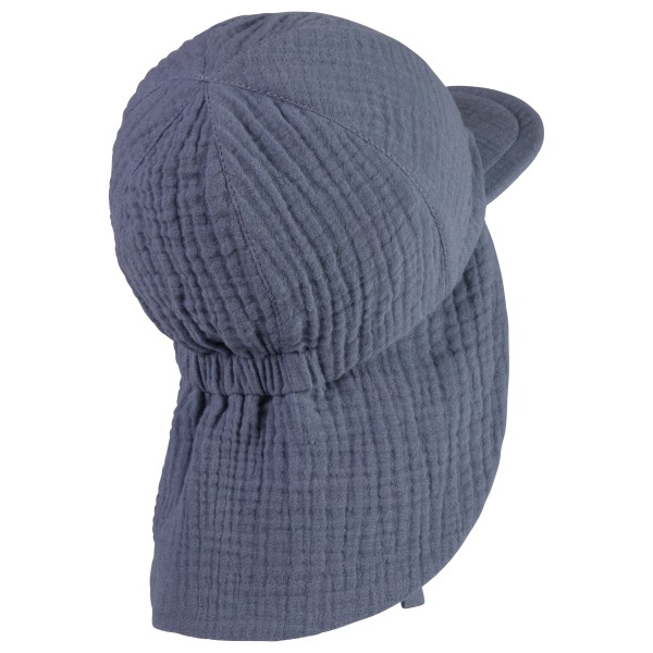 Sterntaler - Kids' Peaked Cap with Neck Flap - Muslin, Tie - Lippalakki