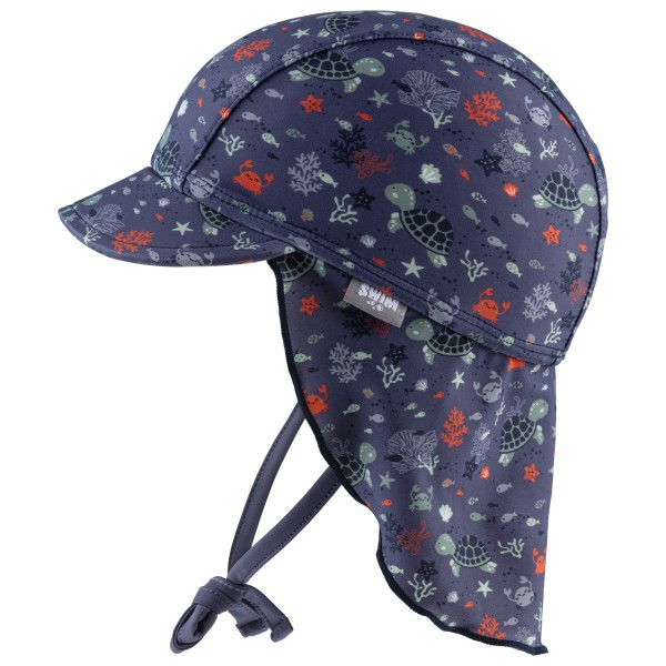 Sterntaler - Kids' Peaked Cap with Neck Flap - Underwater - Cap