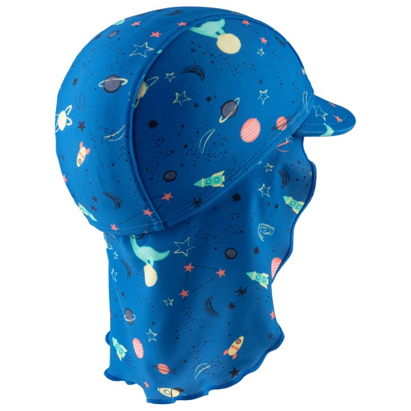 Sterntaler - Kids' Peaked Cap with Neck Flap - Space - Cap