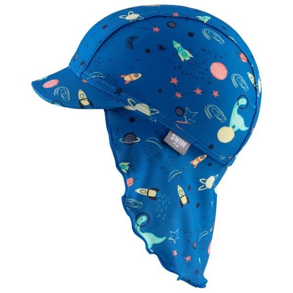 Sterntaler - Kids' Peaked Cap with Neck Flap - Space - Cap
