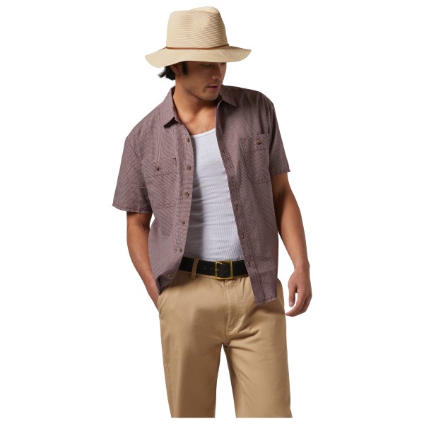 Brixton - Wesley Straw Packable Fedora - Hattu