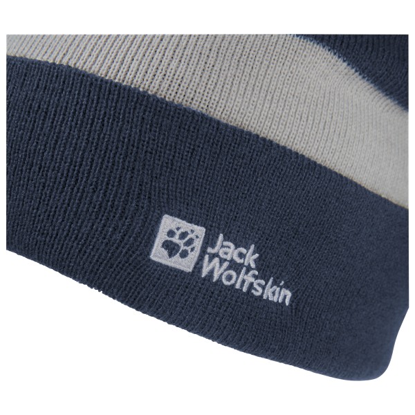 Jack Wolfskin - Kid's Stripy Knit Beanie - Hue