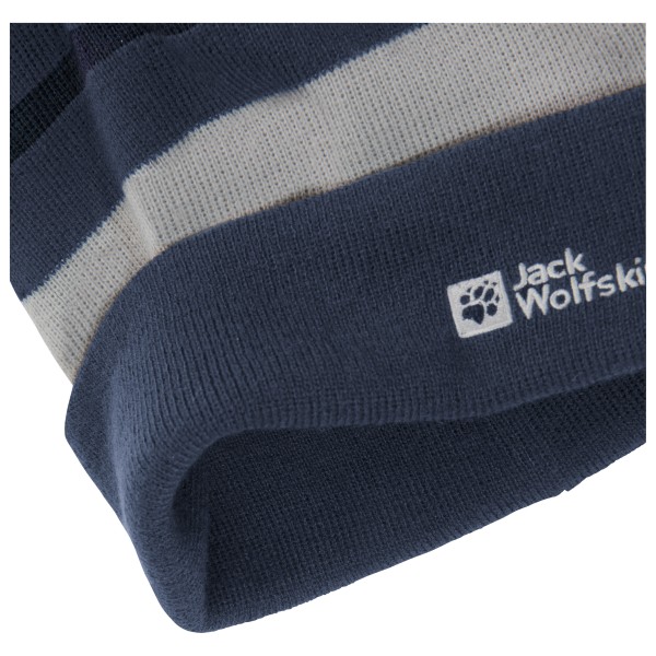 Jack Wolfskin - Kid's Stripy Knit Beanie - Hue