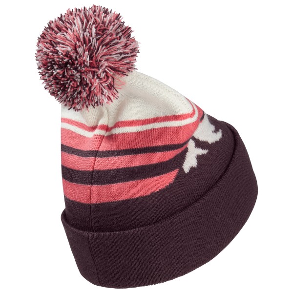 Jack Wolfskin - Kid's Stripy Pompom Beanie - Hue