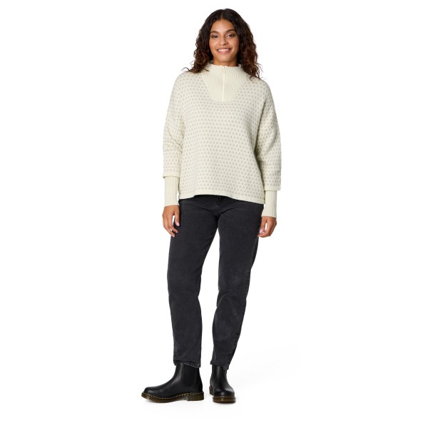 Stoic - Women's Heavy MerinoKnit MMXX.Norbotten Half Zip - Merinowollen trui