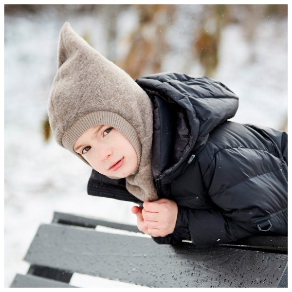 maximo - Kids' Mini Slouch Beanie with Wool Fleece - Stormhætte