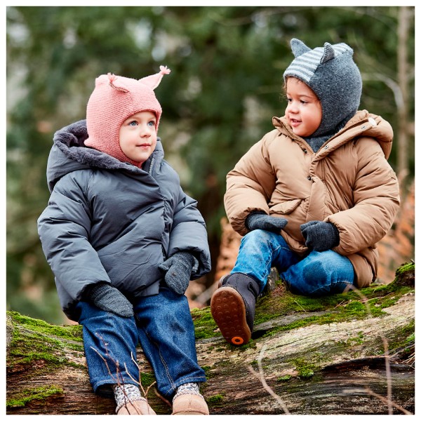 maximo - Mini Girls' Slouch Beanie - Squirrel - Balaclava