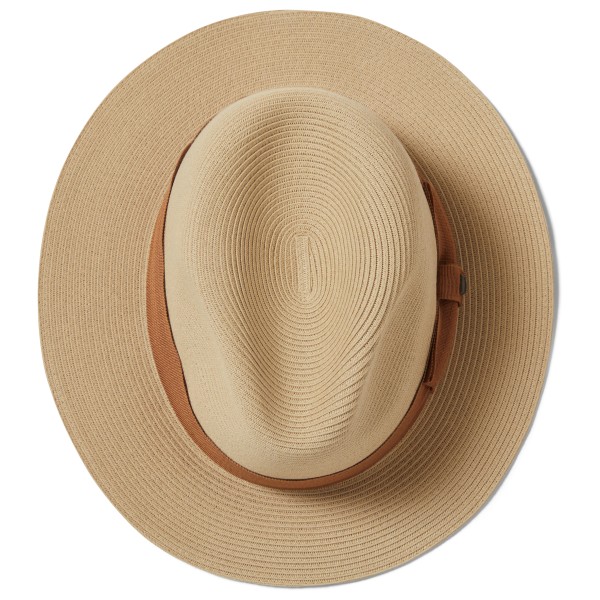 Brixton - Roma Straw Packable Fedora - Hoed