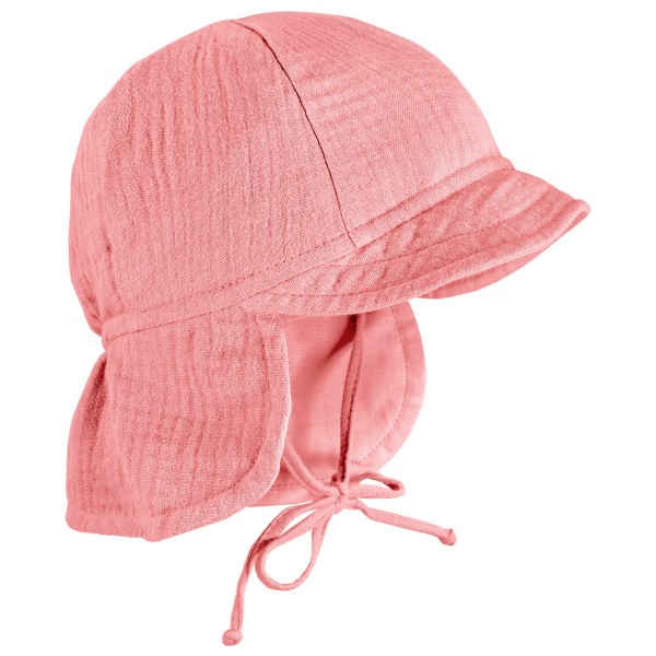 maximo - Baby's Peak Cap with Tie + Muslin Neck Protector - Lippalakki