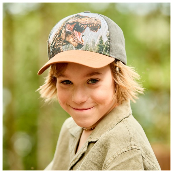 maximo - Boy's Cap - T-Rex, Hook-and-Loop Closure - Lippalakki