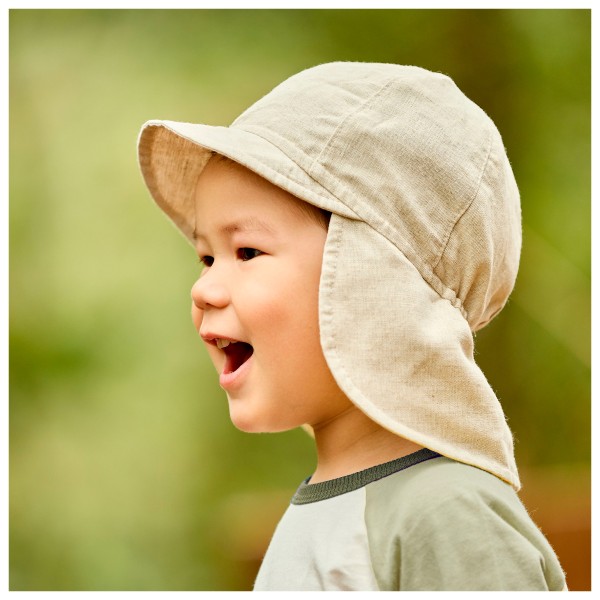 maximo - Kids' Mini Neck Protector Hat - Plain, Tie, Lining - Gorra