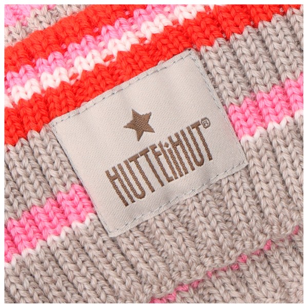 Huttelihut - Kid's Hat Wool Knit Color Stripe - Mössa