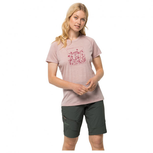 Jack Wolfskin - Women's Kammweg Graphic S/S - Merino shirt