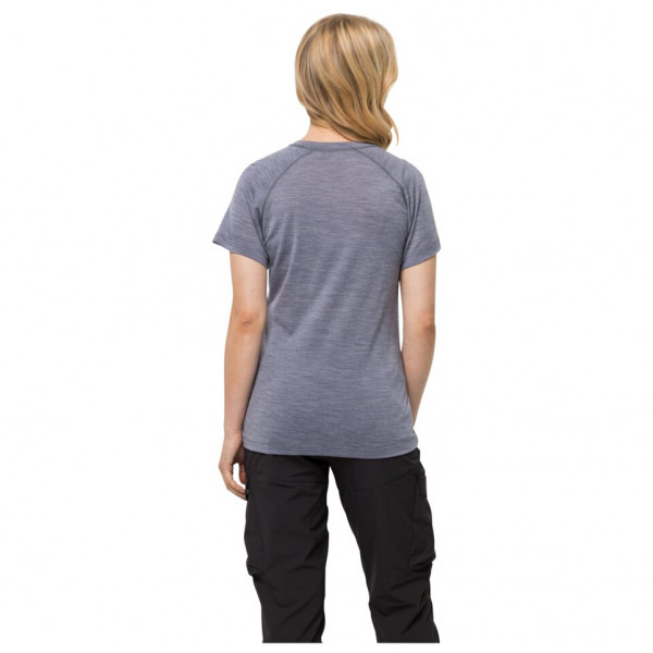 Jack Wolfskin - Women's Kammweg S/S - Merinotröja
