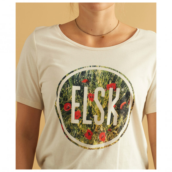 ELSK - Women's Poppies Zen - Camiseta de manga corta
