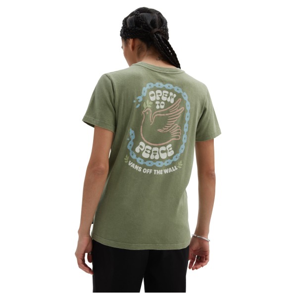 Vans - Women's Open to Peace Crew - Camiseta de manga corta