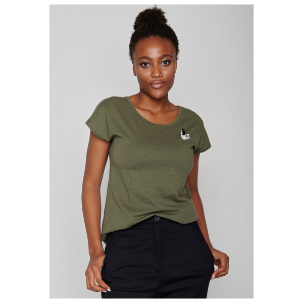 GreenBomb - Women's Animal Cat Hole (Cool) - Camiseta de manga corta