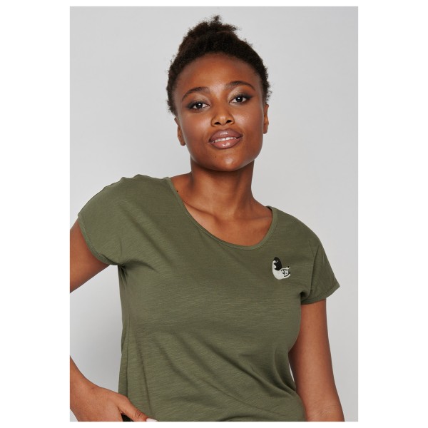 GreenBomb - Women's Animal Cat Hole (Cool) - Camiseta de manga corta