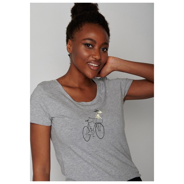 GreenBomb - Women's Bike Dog Basket (Loves) - Camiseta de manga corta
