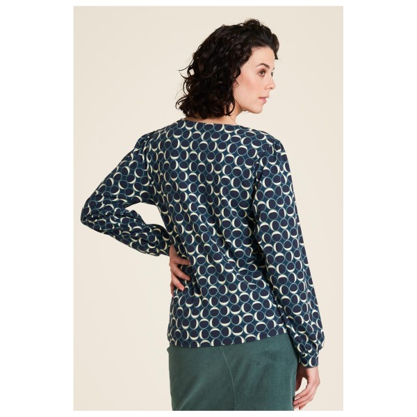 Tranquillo - Women's Jersey-Bluse mit V-Ausschnitt - Maglia a manica lunga