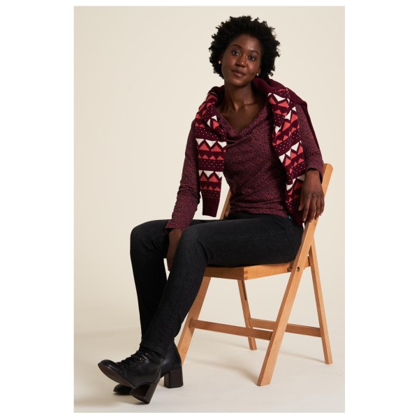 Tranquillo - Women's Shirt mit Wasserfallausschnitt - Maglia a manica lunga