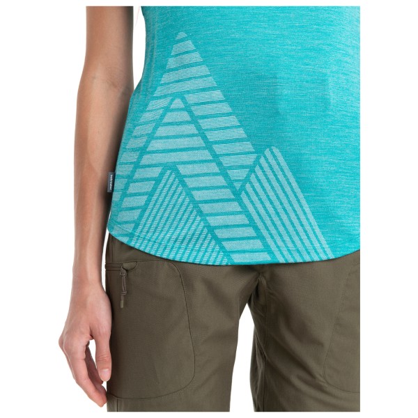 Icebreaker - Women's 125 Cool-Lite Sphere II S/S Peak Quest - Camiseta de merino