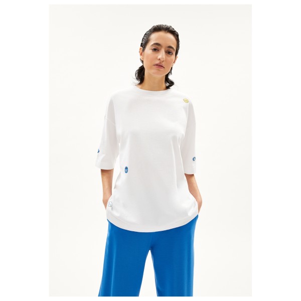 ARMEDANGELS - Women's Laauri Stickaa - Camiseta de manga corta