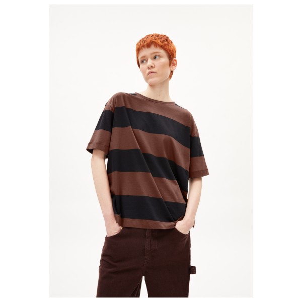 ARMEDANGELS - Women's Saikaa Bold Stripes - Camiseta de manga corta