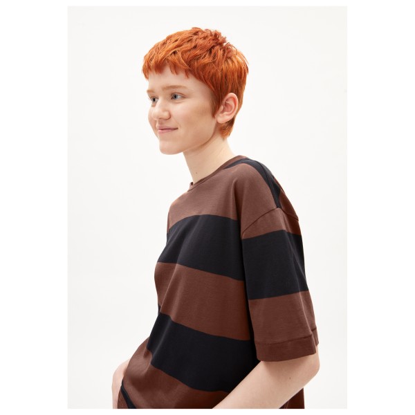 ARMEDANGELS - Women's Saikaa Bold Stripes - Camiseta de manga corta