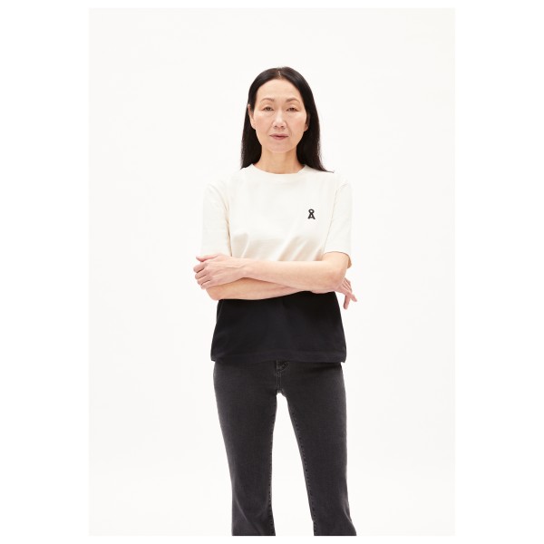 ARMEDANGELS - Women's Tarjaa Patched - Camiseta de manga corta