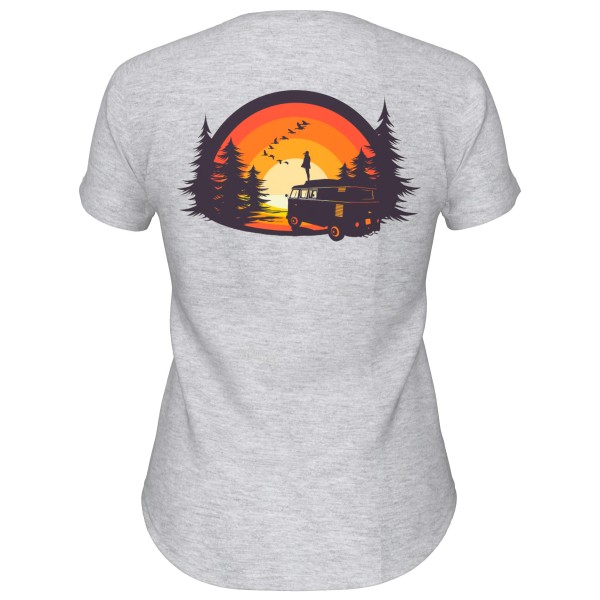 Elkline - Women's Four Wheels To Freedom Rausblick - Camiseta de manga corta