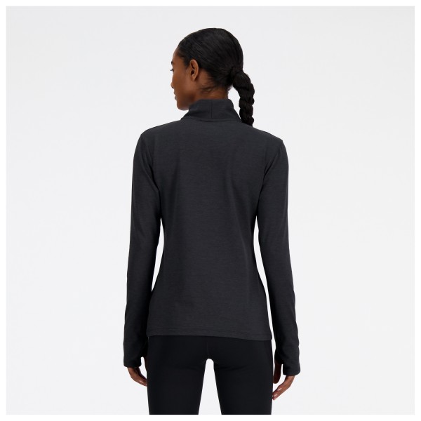 New Balance - Women's Sport Essentials Space Dye Quarter Zip - Loopshirt