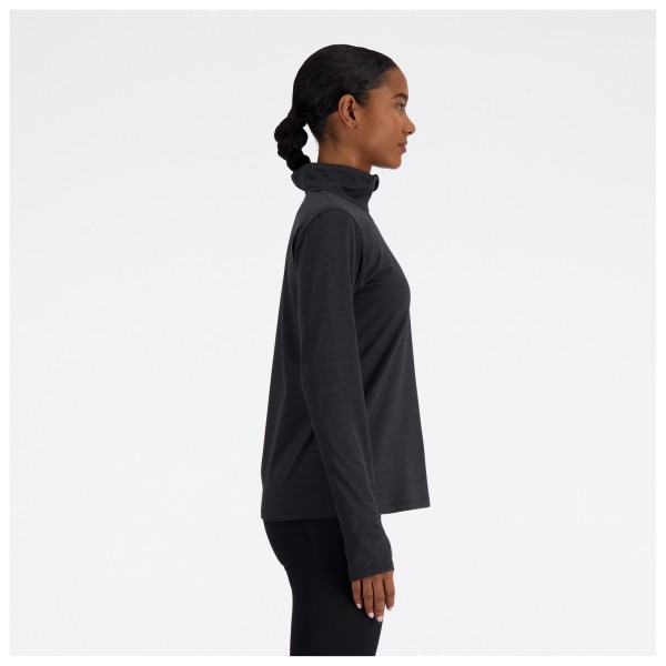 New Balance - Women's Sport Essentials Space Dye Quarter Zip - Loopshirt