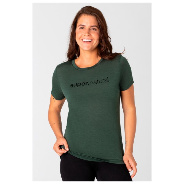 super.natural - Women's 3D Signature Tee - Camiseta de merino