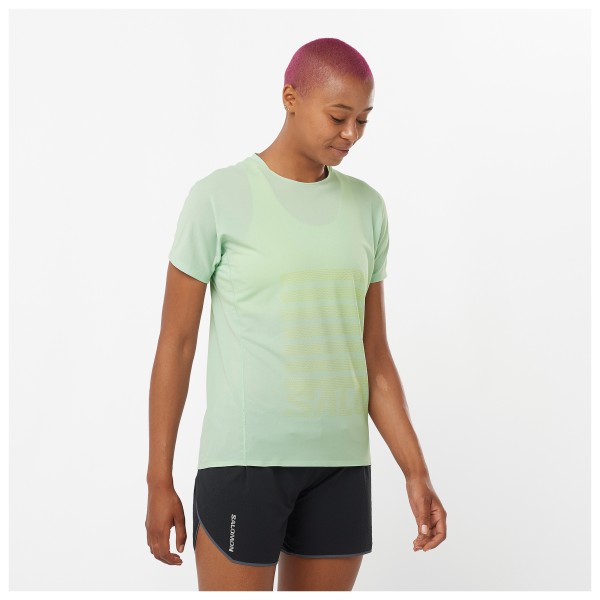 Salomon - Women's Sense Aero S/S Tee GFX - Running shirt