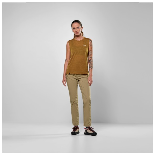 Salewa - Women's Eagle Minilogo Alpine Merino Tank Top - Merinovillapaita